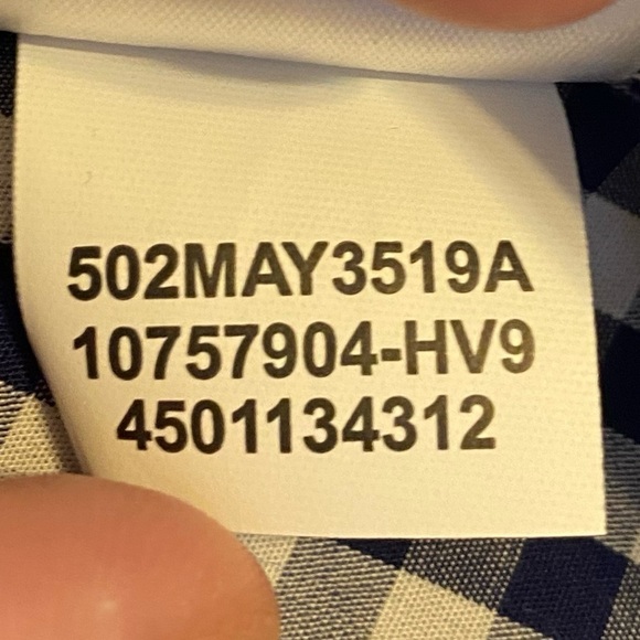 Ann Klein Mini‎ Check Print Midi Dress Blue White Size Large - Picture 11 of 12